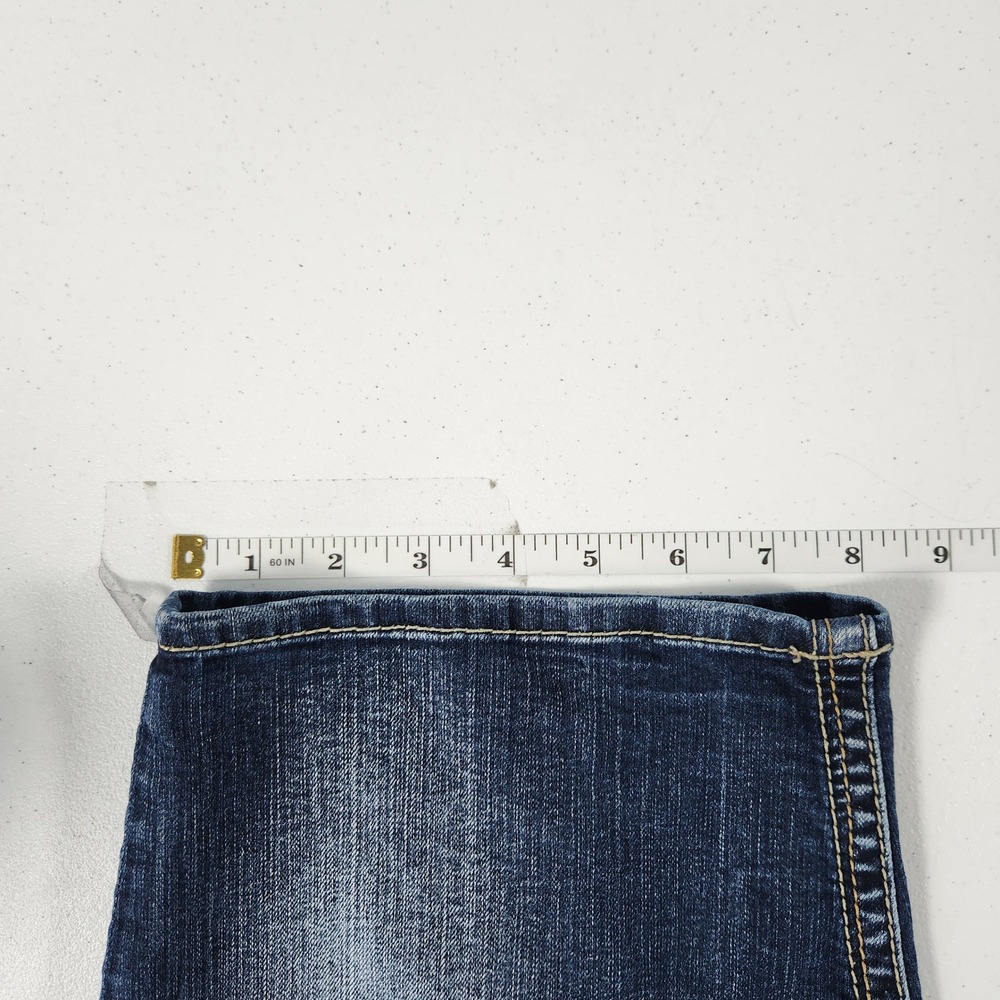Silver Jeans Co Camden Rose Bermuda Shorts Dark Wash Denim Womens Size 14 W50215 - Picture 6 of 11